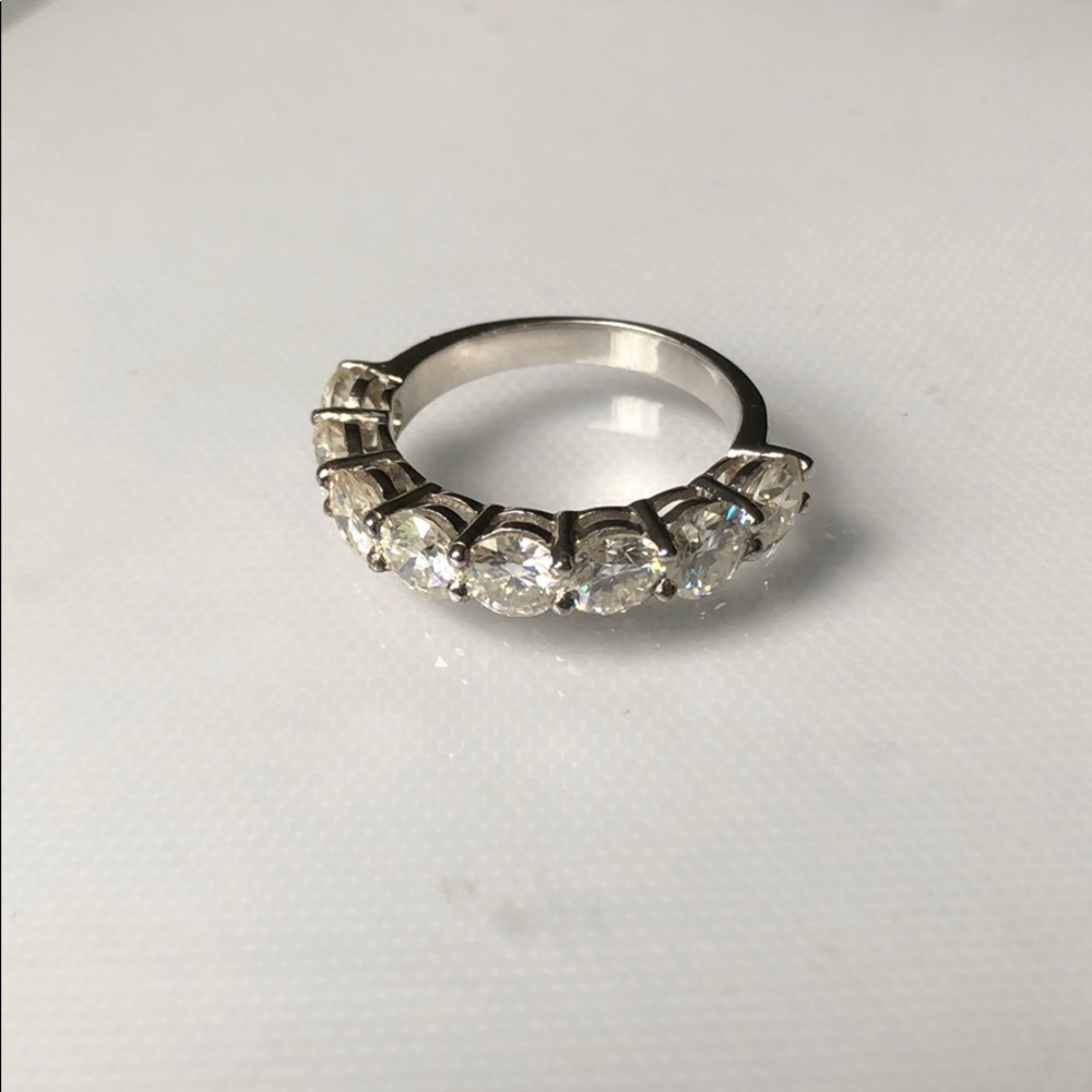 3.5Ct Moissanite Wedding Band Ring
